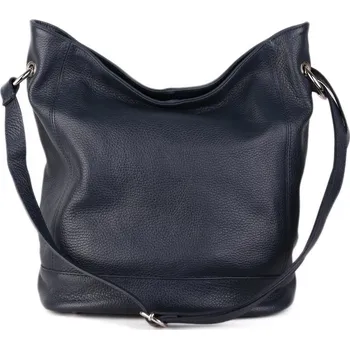 Kabelka ITALSKÉ Kožené kabelky přes rameno z Itálie silně modré Morena