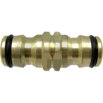 Mosazná hadicová spojka 2-cestná vnitřní na zahradní hadice na vodu