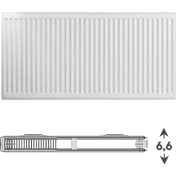 Radiátor Korado Radik Ventil Kompakt 20 Radiátor deskový VK pravý 900 x 900 mm, 1611 W (75/65/20°C), bílý, 20-090090-60-10