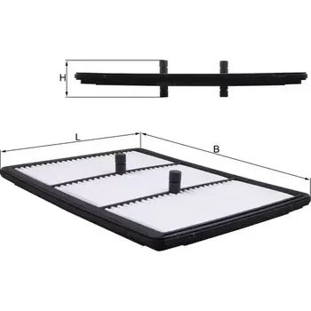 Vzduchový filtr KNECHT Vzduchový filtr KNC LX 5824