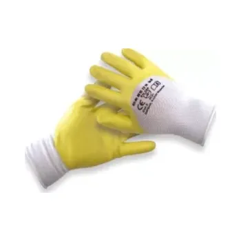 Pracovní rukavice HB BODY KANA rukavice nitrilové 10 žluté Paint grip