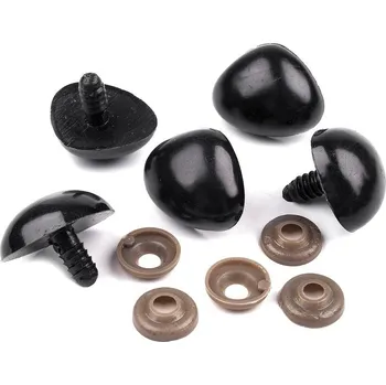 Čumák s pojistkou 18x23 mm černá 100 sada