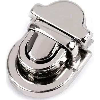 Sada zapínání na tašku 20x29 mm nikl 2 sada