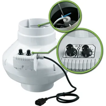 Domácí ventilátor Ventilátor se silnějším motorem a termostatem VKS 200 U, 930m3/h