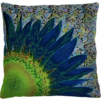 Polštář Polštář - Modrý květ - 50x50 cm Bertoni