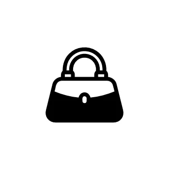 Samolepící etiketa Označto Štítky do šatny - bez popisku - Kabelky Barva písma: Bílá