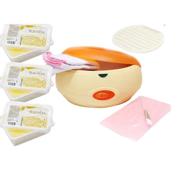 Masážní přípravek Parafínová vana s příslušenstvím + 3× parafín Italwax citron + 1× parafín 450 g