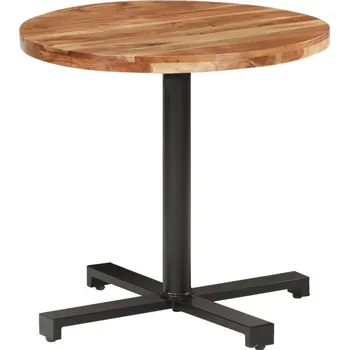 Zahradní stůl vidaXL Marketos Bistro stůl kulatý Ø 80 x 75 cm masivní akáciové dřevo
