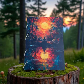 art-wood.cz Dřevěný zápisník - Cesta ke klidu