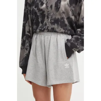 Pánské kraťasy Bavlněné šortky adidas Originals Essential IY7341 šedá 90X, vel. S