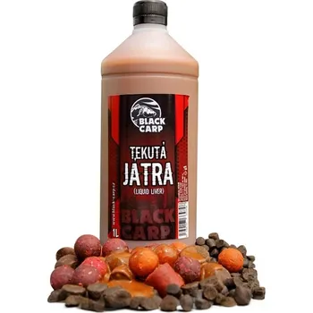 Návnadová surovina BLACK CARP - Tekutá potrava 1 l Játra
