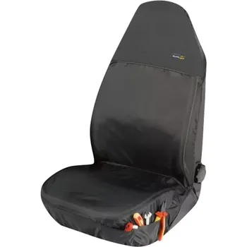 Ochranný autopotah WALSER OCHRANNÝ POTAH PŘEDNÍHO SEDADLA OUTDOOR SPORTS ČERNÝ