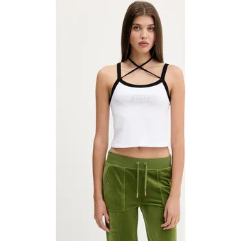 Top Juicy Couture bílá barva, JCWCT225302 00A, vel. M