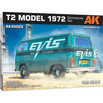 Plastikový model AK Interactive T2 MODEL 1972 COMMERCIAL VAN 1:35
