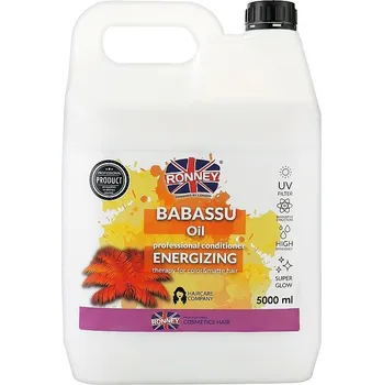 Vlasová regenerace Ronney Professional Conditioner Babassu Oil Energizing Therapy - Energizující kondicionér s babassovým olejem 5000 ml