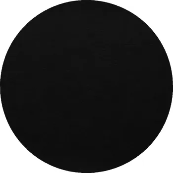 prostírání Kulaté prostírání imitace kůže průměr 38 cm VEGAN LEATHER ASA Selection - černé černá