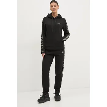 Tepláková souprava EA7 Emporio Armani černá barva, AF10443.7W000116 99X, vel. XXS