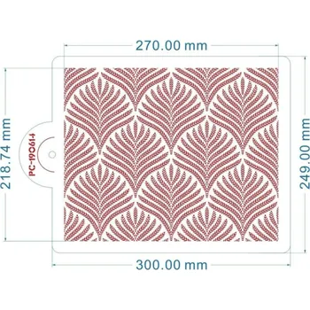 Jedlá dekorace na dort Sugar and Cakes ŠABLONA NA DEKORACI - listy 30x24,9cm