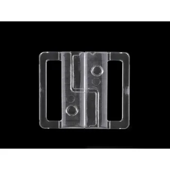 Plavkové zapínání šíře 30 mm plastové transparent 2 pár