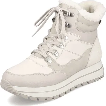 Dámské kozačky Dámská kotníková obuv RIEKER N4002-60 béžová W5 41