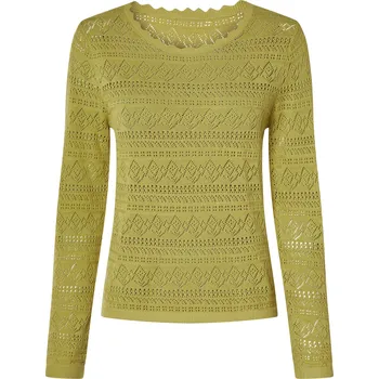 Dámský svetr esmara® Dámský svetr s podílem lnu (zelená, M(40/42))