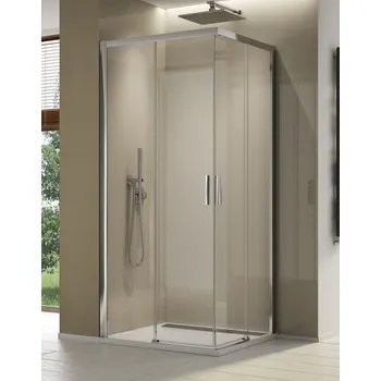 Ronal TOP-LINE S TLSAC sprchový kout čtvercový 90x90 cm Profil: Aluchrom, Sklo: Mastercarré 30, Rozměr: 90x90 cm