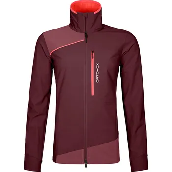 Dámská softshellová bunda Ortovox Pala Light Jacket Women's Barva: Winetasting, Velikost: M