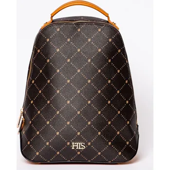 Městský batoh HEAVY TOOLS Elegantní Prostorný Dámský Módní BATOH do Města EBEZE Hnědý