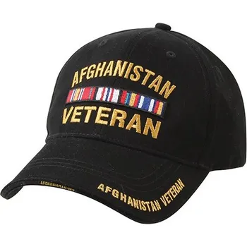 Čepice ROTHCO Čepice DELUXE AFGHANISTAN VETERAN baseball ČERNÁ