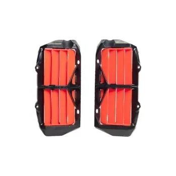 žaluzie chladiče KTM/Husqvarna, RTECH (oranžové, pár)