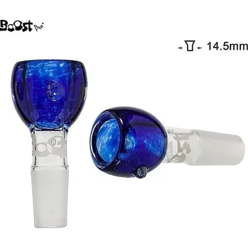 Skleněný kotlík k bongu Boost, 14,5 mm, modrý, 1 ks