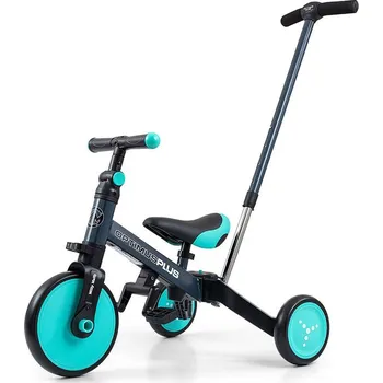 Dětská tříkolka Milly Mally Optimus Plus 4v1 s vodící tyčí