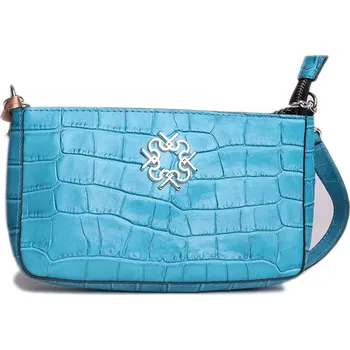 Kabelka ITALSKÉ Dámské kožené značkové kabelky ACV800132330003 tyrkysové