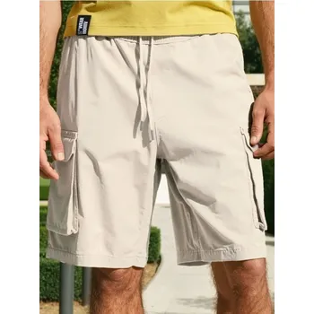 Pánské kraťasy Sinsay - Kraťasy - béžová - 5589D-08X - 5589D-08X-30