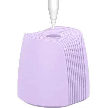 AhaStyle PT-LC04 silikonový stojánek pro Apple Pencil - fialový