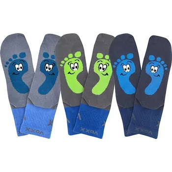 Dětské termo ponožky Voxx Barefootik 3ks - mix A kluk, 25-29 (Dětské ponožky VoXX BAREFOOTIK jsou speciální slabé ponožky pro holky v klasické výšce ze sportovní kolekce VoXX®. Mají jedinečný ergonomický tvar, který se maximálně přizpůsobí Vaší noze.)