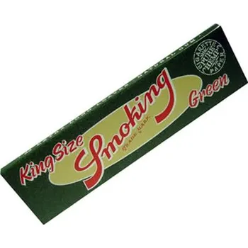Papírky Smoking Green King Size, 33 ks v balení