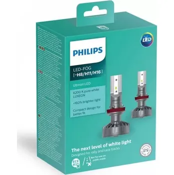 Povinná bezpečnostní výbava PHILIPS LED H8/H11/H16 ULTINON +160% PHILIPS