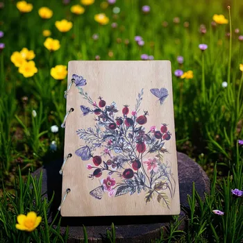 art-wood.cz Dřevěný zápisník - šípek