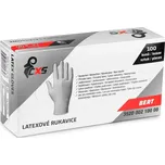 Rukavice vyšetř. BERT; latex jemně pudr, bílé L / bal-100ks