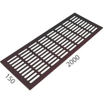 Větrací mřížka SRL - ALFA větrací mřížka šířka 150 x 2000 mm 150 mm, 2000 mm F4 - Bronz elox