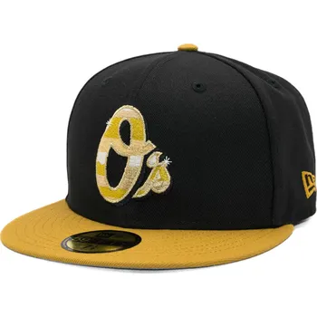 Kšiltovka Kšiltovka New Era - MLB 59FIFTY Day - Baltimore Orioles - Black & Gold velikosti fitted caps 7 (55.8 cm)