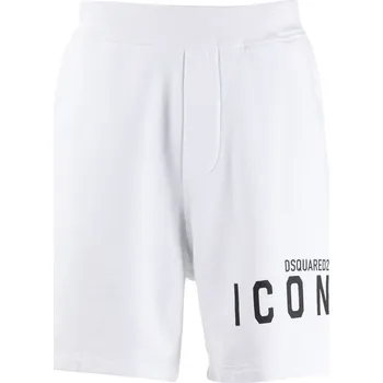 Pánské kraťasy DSQUARED2 Icon White kraťasy M Bílá