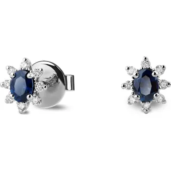 Náušnice Náušnice s modrými safíry a diamanty 53070771