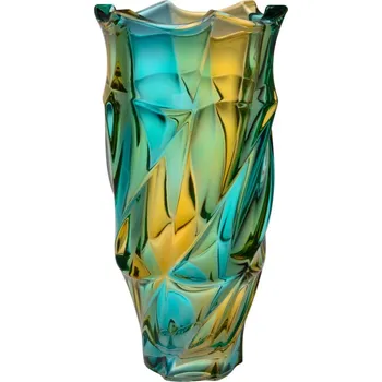 Váza Křišťálová váza, Bohemia Treasury, FLAMENCO - lemon, 30 cm