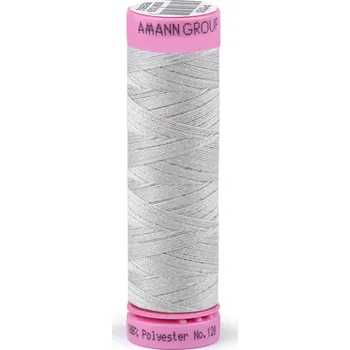 Nit Polyesterové nitě návin 100 m Aspo Amann Silver 5 ks