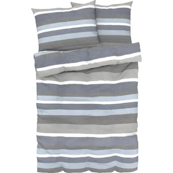 Povlečení LIVARNO home Ložní povlečení Renforcé, 220 x 240 cm, 70 x 90 cm (pruhy)