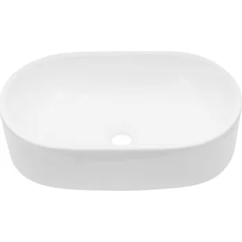 CONMETALL Umyvadlo na desku Belas 52 cm oválné bílé