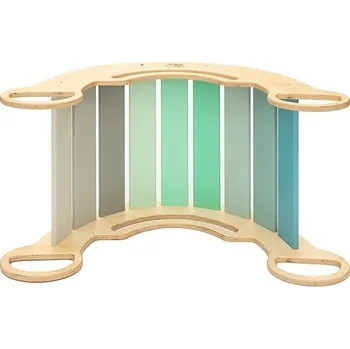 Hra na zahradu BusyKids Montessori houpačka 5in1 MINT