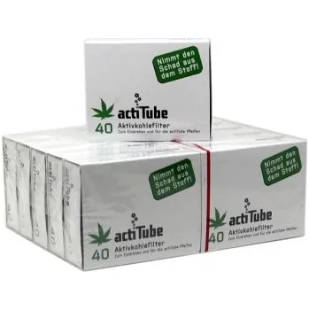 Filtry ActiTube REGULAR, 8 mm, 40 ks v balení | box 10 ks